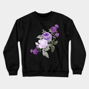 Purple Roses Crewneck Sweatshirt